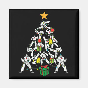 Imã Árvore de Natal do Taekwondo Natal Artes Marciais