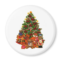 Árvore de Natal e Ursos de Teddy