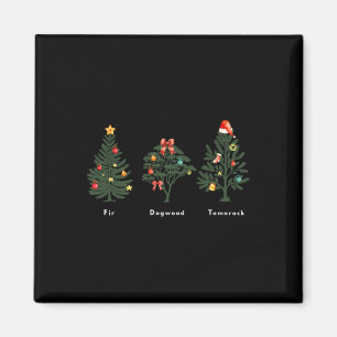 Imã Árvore de Natal Engraçada Anti Trump Mensagem Ocul
