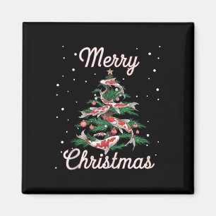 Imã Árvore de Natal Koi Fish Xmas Tree Koi Carp