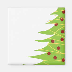 Imã Árvore de Natal Moderna Simples