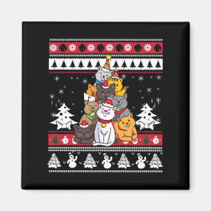 Imã Árvore de Natal para Gatos