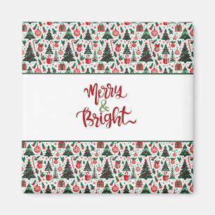Imã Árvore de Natal, presentes, cana doce