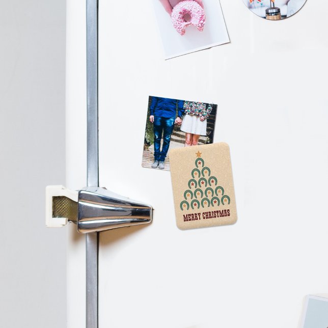 Ímã Árvore de Natal Rustic Horsfere (Criador carregado)