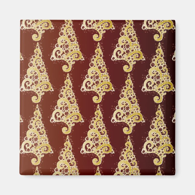 Imã Árvore de Natal Sparkly (Frente)