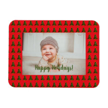 Árvore de Natal Verde-Vermelho Personalizada