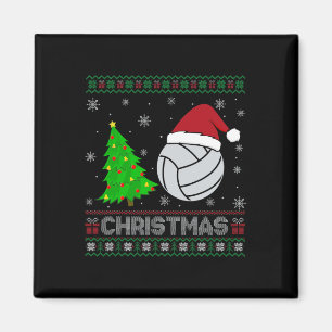 Imã Árvore de Voleibol Iluminação Feia de Natal Suor