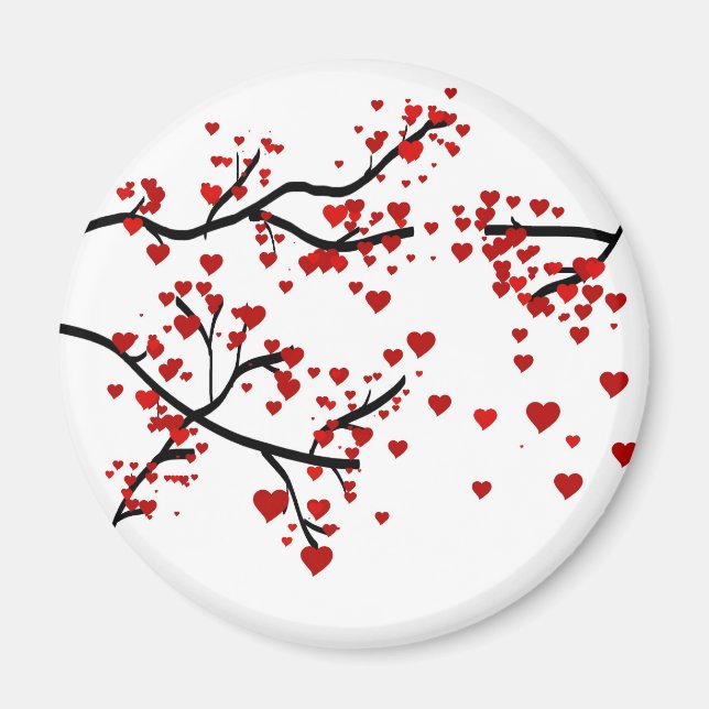 Imã Árvore do Coração (Frente)