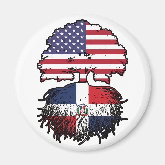 Imã Árvore Dominicana Americana (Frente)