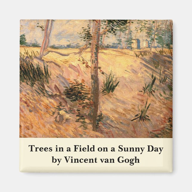 Imã Árvore em um Campo em um Dia Ensolarado por Vincen (Frente)