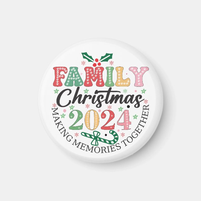 Imã Árvore Feliz de Natal (Frente)