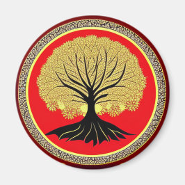 Imã Árvore Floral da Vida