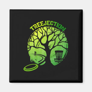 Imã Árvore Gráfica de Disc Golf Engraçada