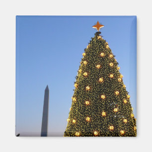 Imã Árvore Nacional de Natal de Washington DC ao Crepú