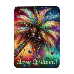 Ímã Árvore Tropical de Natal Whimsso Vivid