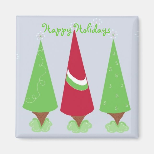 Imã Árvores bonito (Frente)