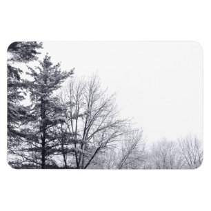 Ímã Árvores cobertas por neve: Horizontal
