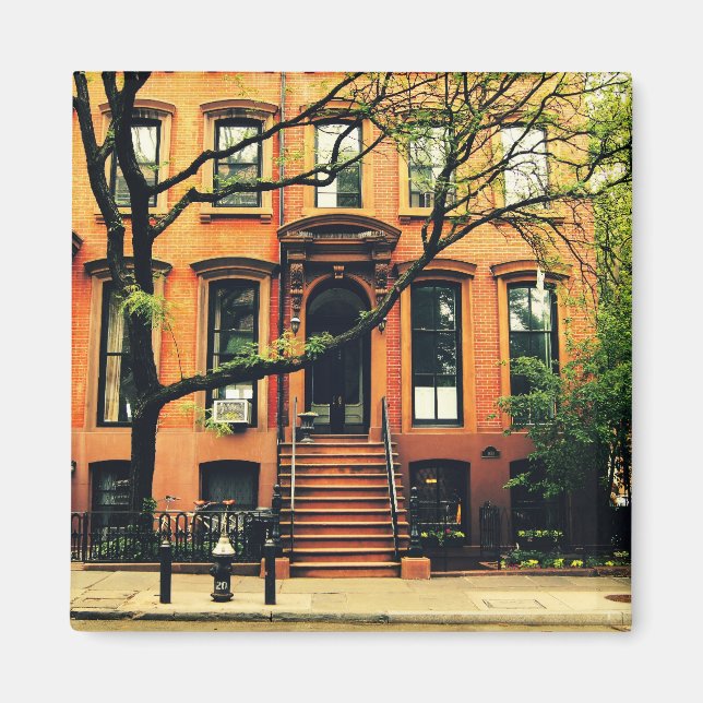 Imã Árvores crescem no Brooklyn (Frente)