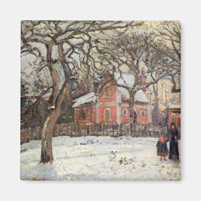 Imã Árvores de castanha em Louveciennes, c.1871-2 (Frente)