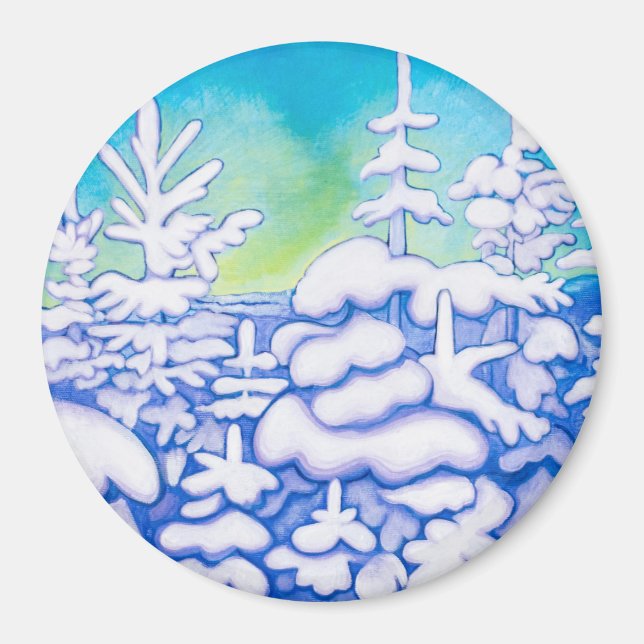 Imã Árvores de inverno (Frente)