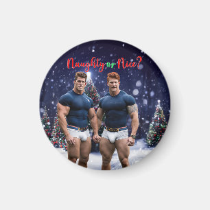 Imã Árvores de Natal brilhantes do SlipperyJoe dois mu