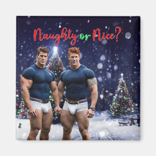 Imã Árvores de Natal brilhantes do SlipperyJoe dois mu