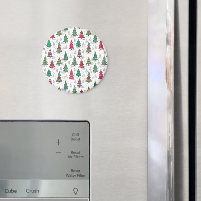 Imã Árvores de Natal Decoradas Caprichosas e Divertida (In Situ (Fridge))