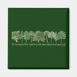 Imã Árvores de Plantas - Tree Lover, Hugger