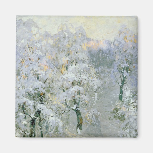 Imã Árvores em Wintry Silver, 1910 (Frente)