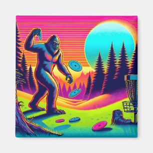 Imã Árvores escuras   Humor de Golfe em Disco Bigfoot