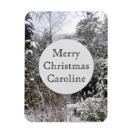 Ímã Árvores Neves Flexíveis