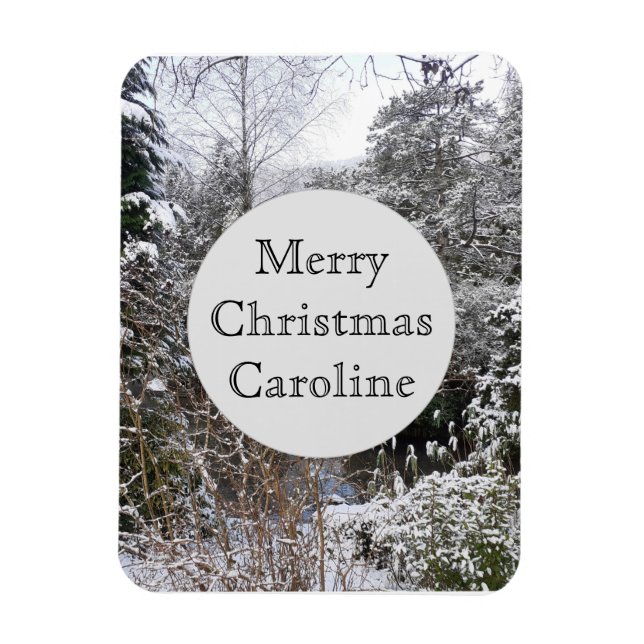 Ímã Árvores Neves Flexíveis (Vertical)