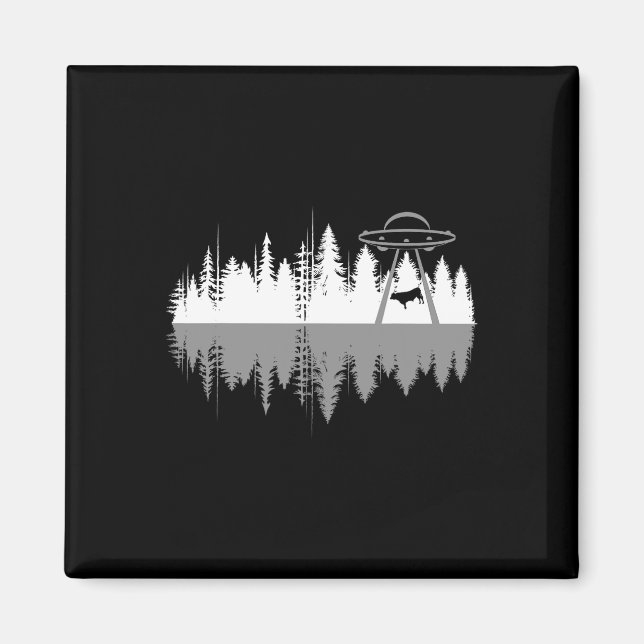 Imã Árvores Reflexação Espacial Abdução De Alienígenas (Frente)