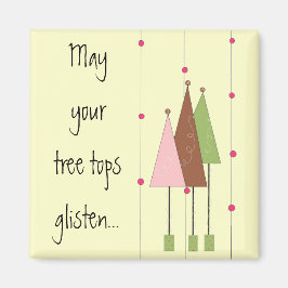 Imã Árvores Whimsical bonito