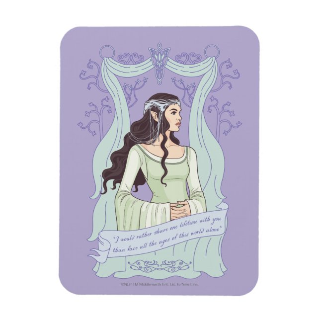 Ímã ARWEN™ "Compartilhe Uma Vida Com Você" Gráfico (Vertical)