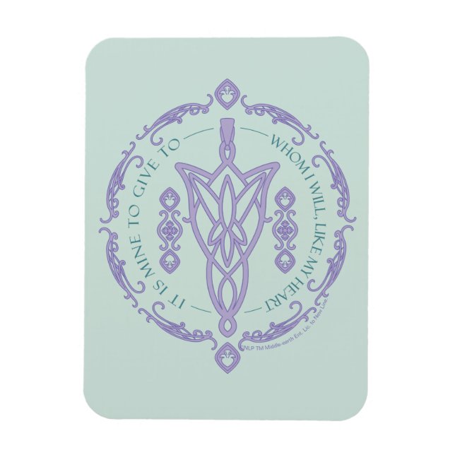 Ímã ARWEN™ Evenstar Gráfico de Citação (Vertical)