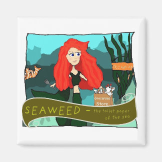 Imã As algas são o papel higiênico do ímã marinho