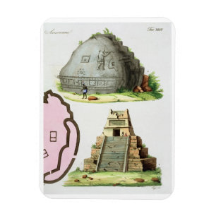 Ímã As antiguidade da América Central, detalhe do