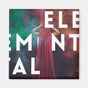 Imã As Artes Versáteis Elementares Mostram O Poster