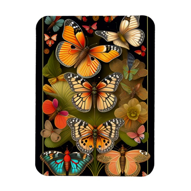 Ímã As Borboletas | Haeckel Moderno (Vertical)