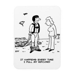 Ímã As calças do paraquedista caem -