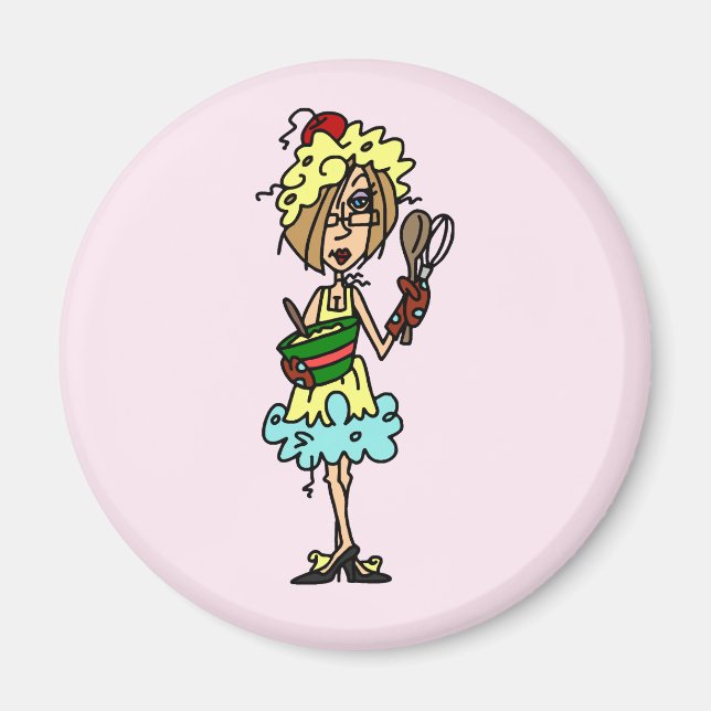 Imã As camisetas e presentes de cozinheira sujos (Frente)