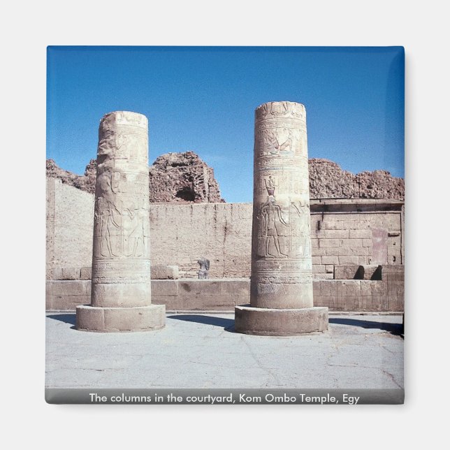 Imã As colunas do pátio, Templo Kom Ombo, Egy (Frente)