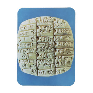 Ímã As contas apresentam com roteiro cuneiform, c.2400