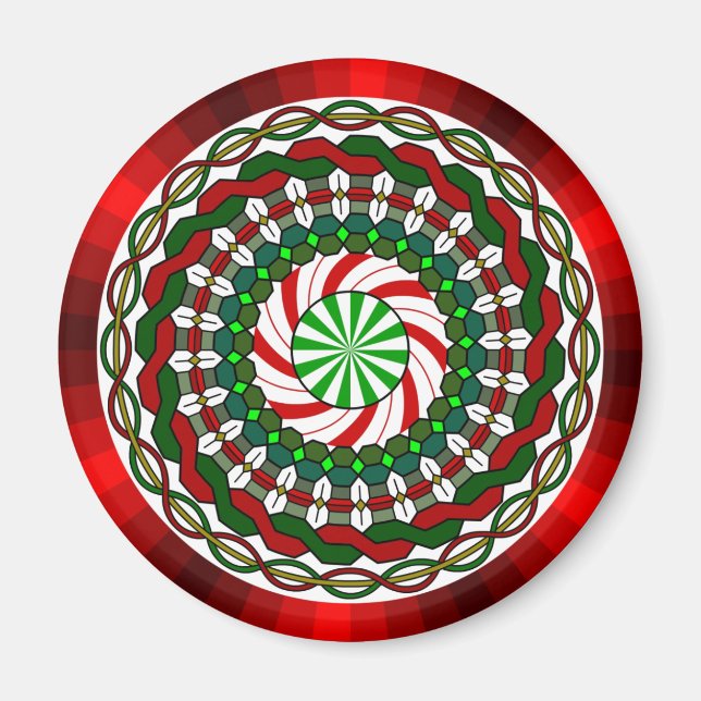 Imã As Cores do Magneta de Natal (Frente)