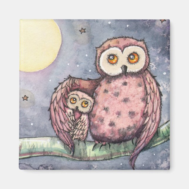 Imã As corujas e o magnata da lua (Frente)