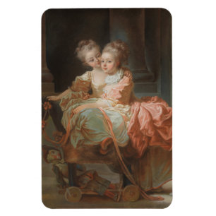 Ímã As duas irmãs - Jean-Honoré Fragonard