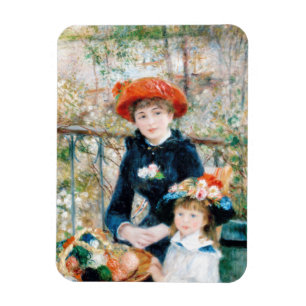Ímã As Duas Irmãs, No Terrace Auguste Renoir