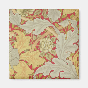 Imã As folhas do Acanthus e selvagem aumentaram em um