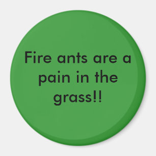 Imã As formigas de fogo são uma dor na grama!!